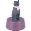 Minuteur cuisine forme chat violet Ø7xH10cm < Gifi Online