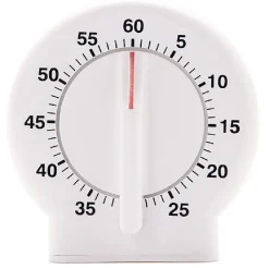 Minuteur de cuisine blanc < Gifi
