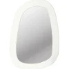 Miroir avec cadre en tissu 24,5x34cm (2 modèles)