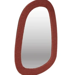 Miroir avec cadre en tissu 24,5x34cm (2 modèles)