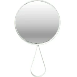 Miroir avec cadre métal rose 14x25cm < Gifi Outlet
