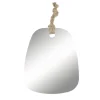 Miroir avec corde à suspendre 25xH30cm