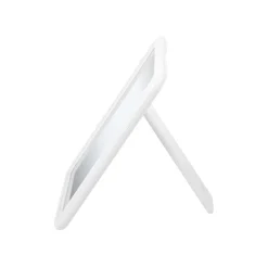 Miroir carré bord blanc 13,5x18,5cm
