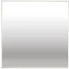 Miroir carré bord fin bois et verre blanc 30x30cm < Gifi Online