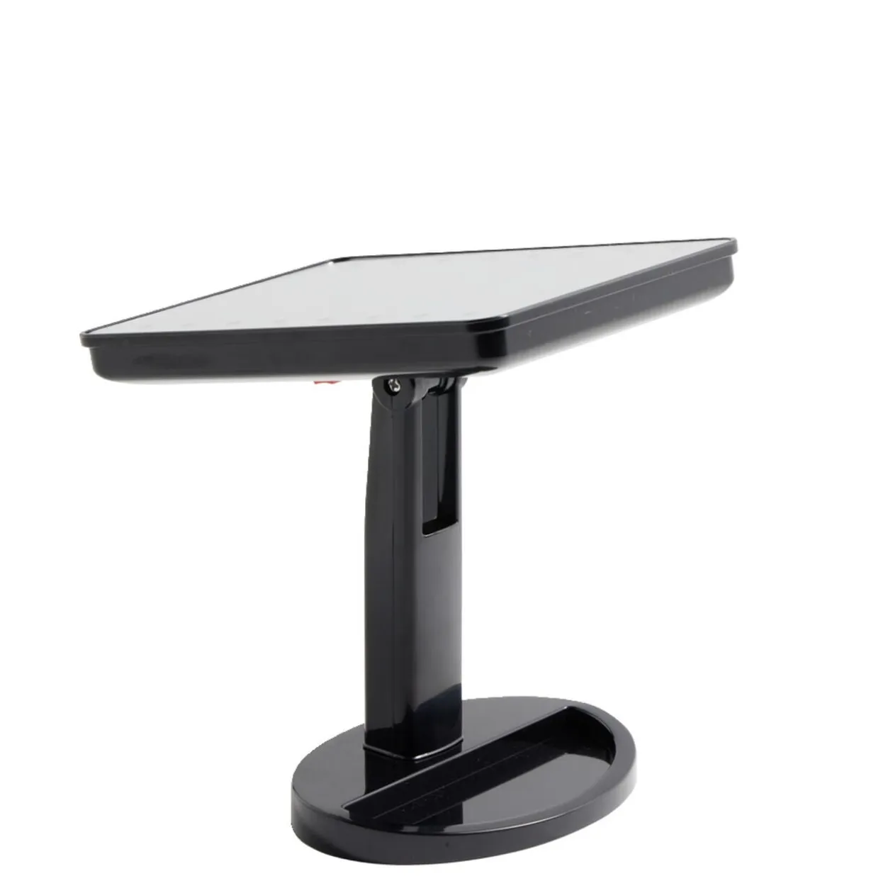 Miroir de maquillage à poser LED lumineux gris 17x12xH28,5cm