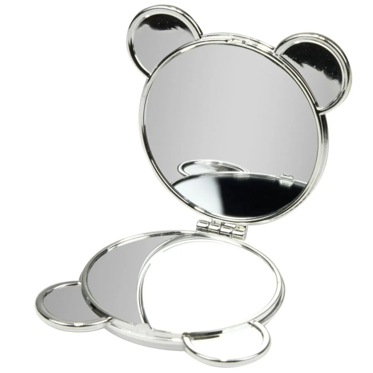 Miroir de poche kawaii panda noir et blanc Ø7,2cm < Gifi Clearance