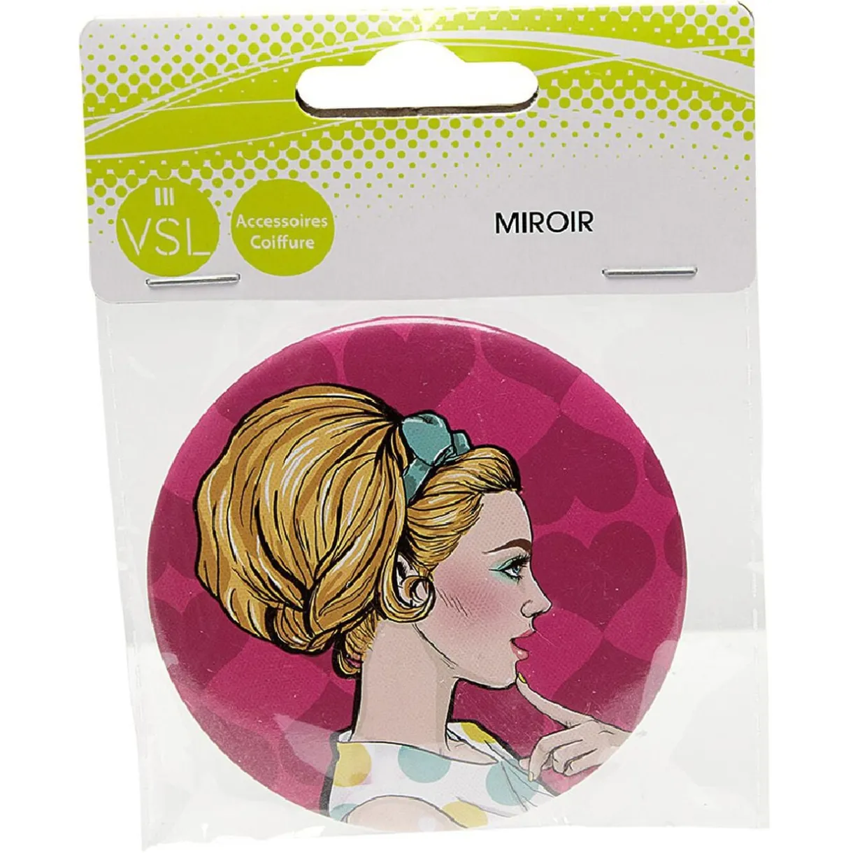 Miroir de poche rose < Gifi Discount