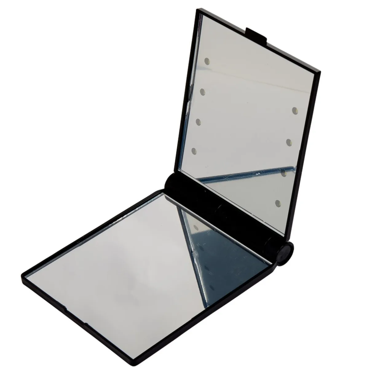 Miroir double carré noir LED < Gifi Hot