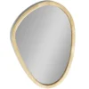 Miroir forme organique ovale en bois 37x50cm < Gifi Sale