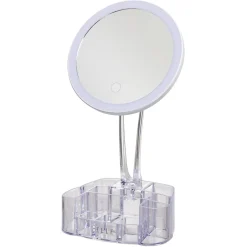 Miroir à LED avec rangement transparent < Gifi Sale