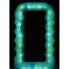 Miroir LED 4 couleurs bords ondulés avec télécommande < Gifi Best