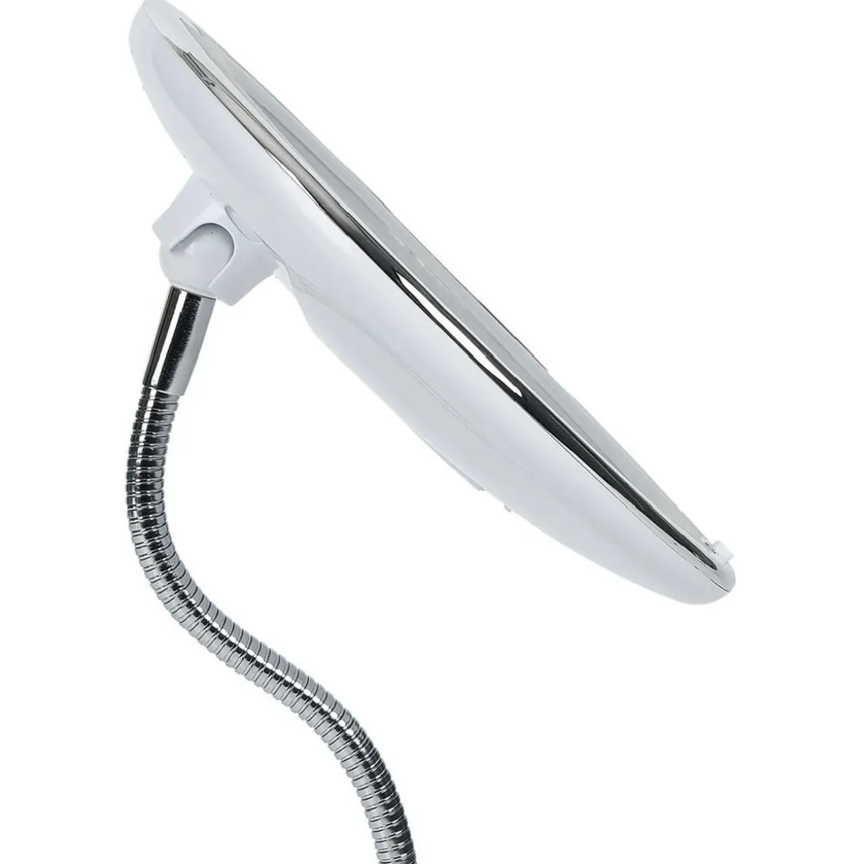Miroir LED grossissant flexible et pivotant fixation ventouse