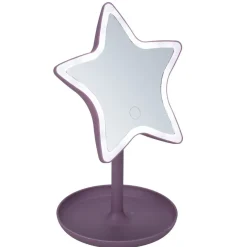 Miroir lumineux à poser avec rangement bijoux H26cm (3 modèles) < Gifi Best