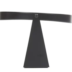 Miroir ovale à poser métal noir < Gifi