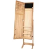 Miroir psyché range bijoux sur pieds en bois < Gifi New