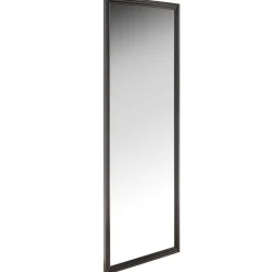 Miroir rectangulaire bord plastique noir 72,5xH195cm