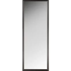 Miroir rectangulaire bord plastique noir 72,5xH195cm