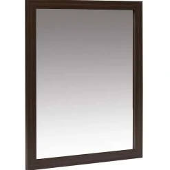 Miroir rectangulaire effet bois foncé < Gifi New