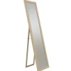 Miroir rectangulaire en bois de hêtre avec pied 60x150cm