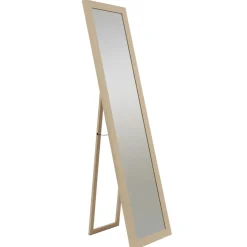 Miroir rectangulaire en bois de hêtre avec pied 60x150cm