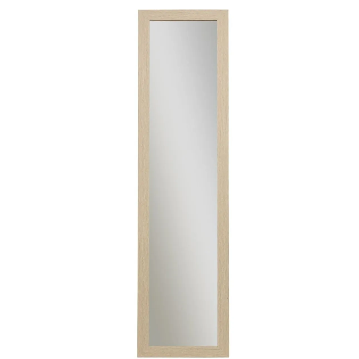 Miroir rectangulaire en bois de hêtre avec pied 60x150cm
