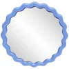 Miroir rond bord ondulé plastique coloré Ø25cm (4 modèles) < Gifi Best