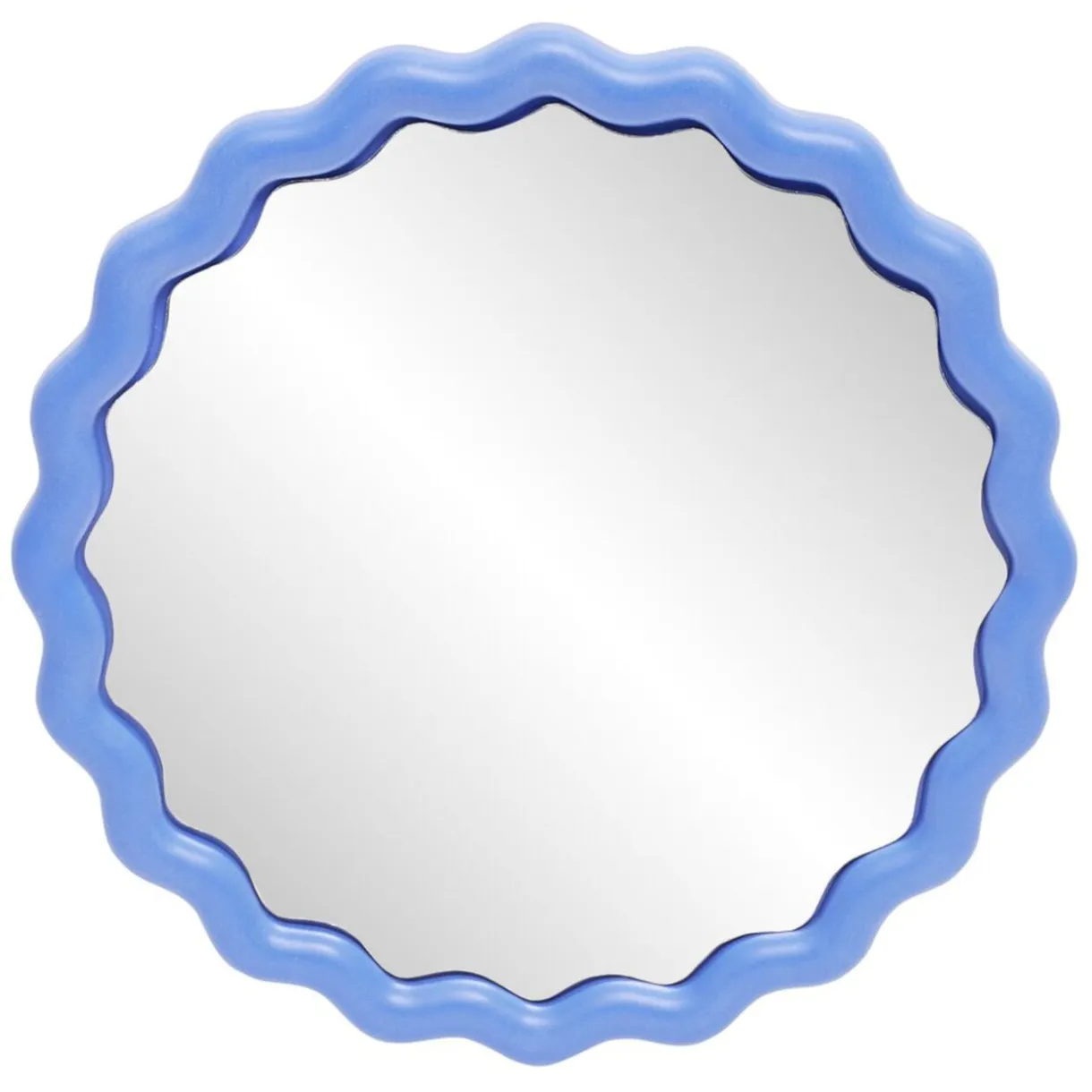 Miroir rond bord ondulé plastique coloré Ø25cm (4 modèles) < Gifi Best