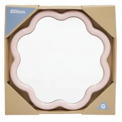 Miroir rond bord ondulé plastique coloré Ø25cm (4 modèles) < Gifi Best