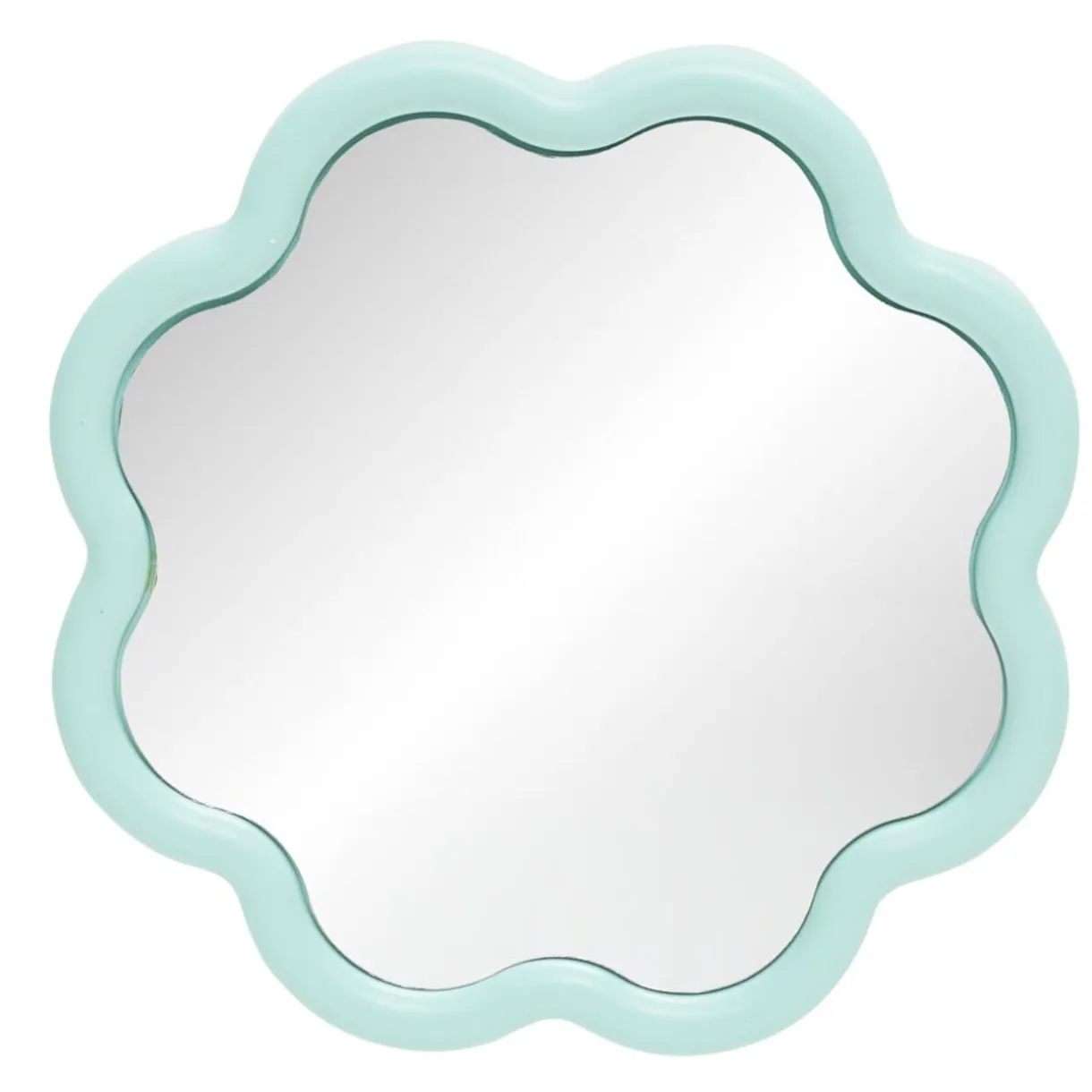Miroir rond bord ondulé plastique coloré Ø25cm (4 modèles) < Gifi Best