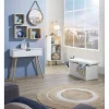 Miroir rond en mdf avec sangle en simili naturel Ø30 cm < Gifi Clearance