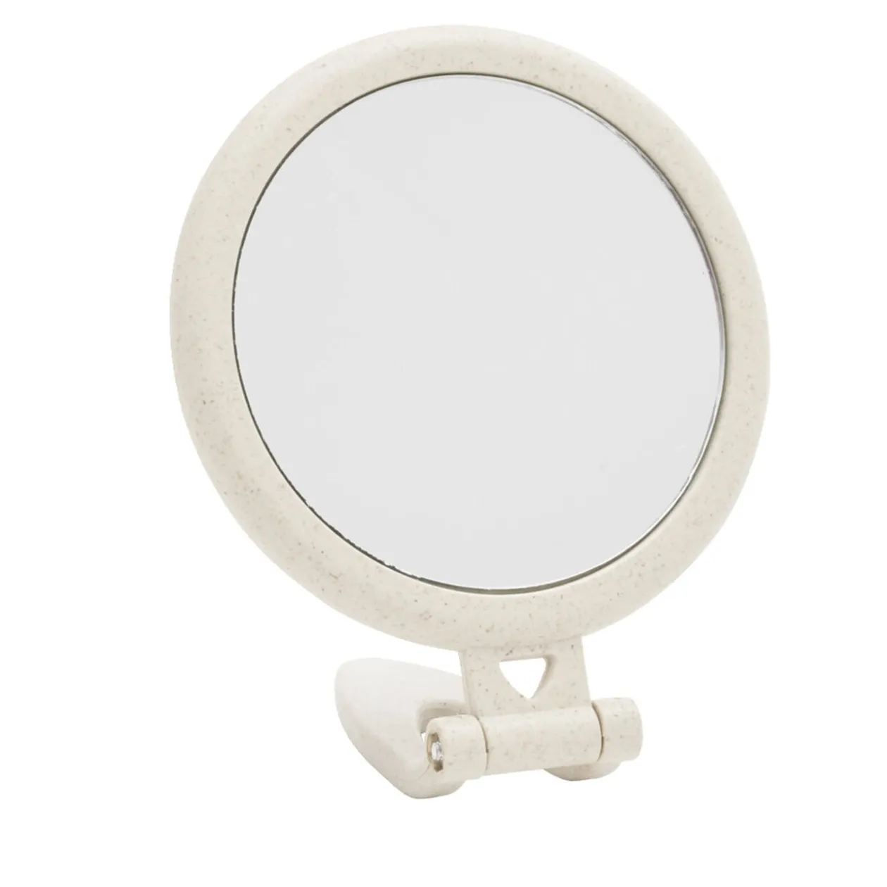 Miroir rond pliable 2 faces normal et grossissant