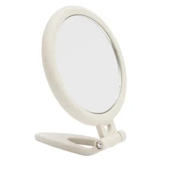 Miroir rond pliable 2 faces normal et grossissant