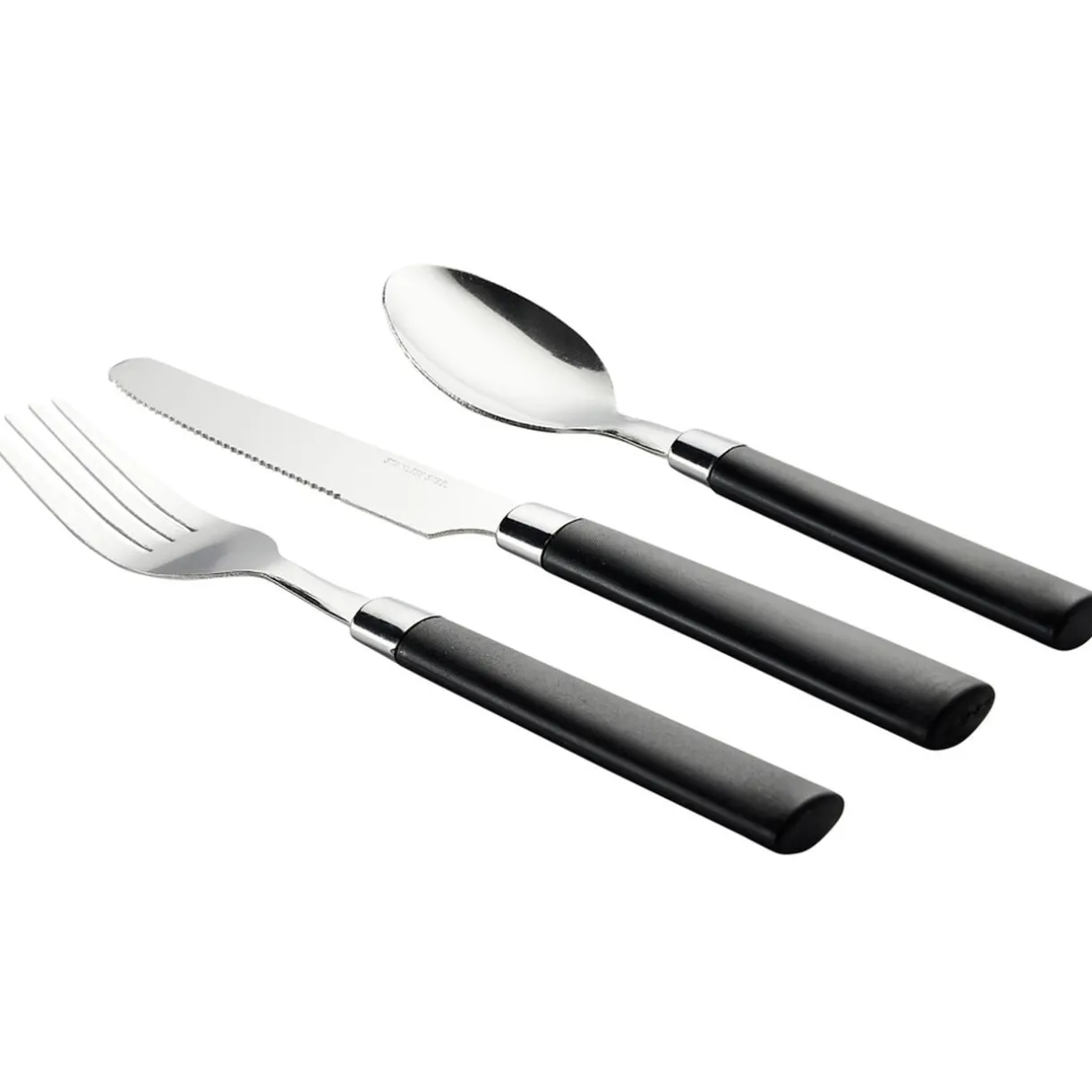 Ménagère couverts acier 12 pièces dans boîte plastique (4 modèles) < Gifi Outlet
