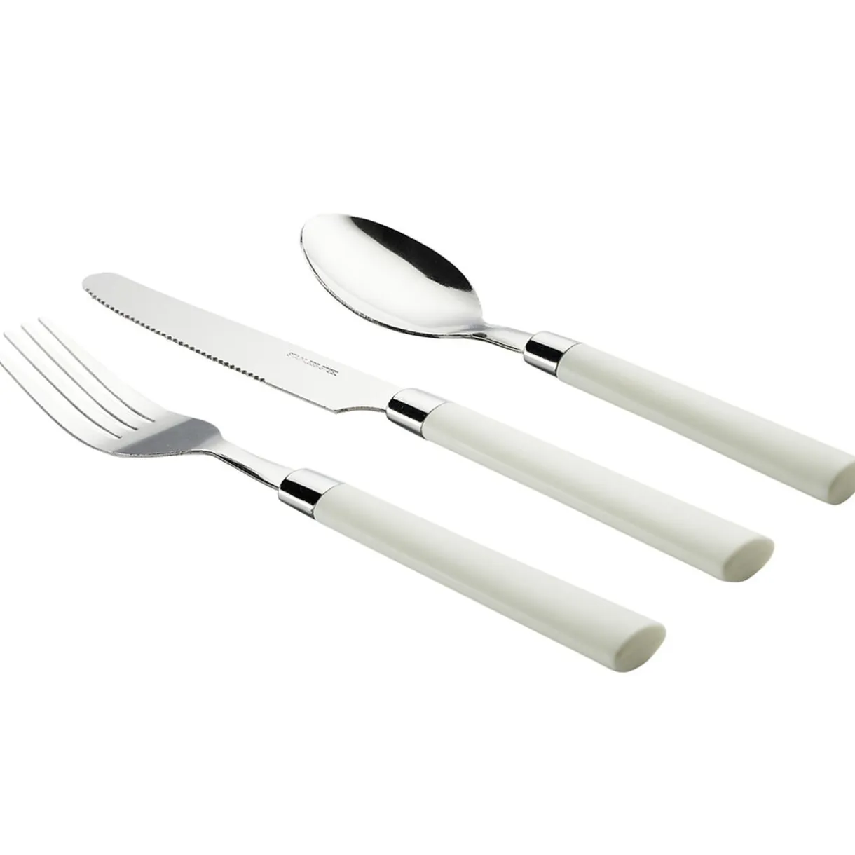 Ménagère couverts acier 12 pièces dans boîte plastique (4 modèles) < Gifi Outlet