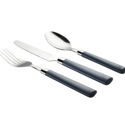 Ménagère couverts acier 12 pièces dans boîte plastique (4 modèles) < Gifi Outlet