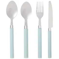 Ménagère 16 couverts inox manche plastique