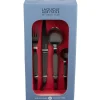 Ménagère Laguiole 16 couverts acier inoxydable noir
