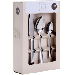 Ménagère 16 pièces acier inoxydable < Gifi Clearance