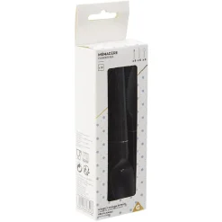 Ménagère réutilisable noir 18 couverts à base d'amidon de maïs