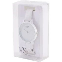 Montre à cadran rond bracelet blanc < Gifi Hot