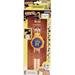 Montre enfant digitale Naruto avec projection 20 images plastique orange < Gifi Hot