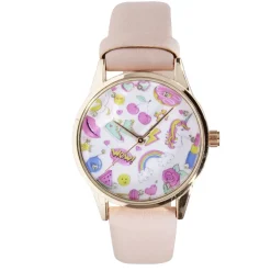 Montre enfant fille licorne en acier bracelet simili Ø3,5xL23cm (2 modèles)