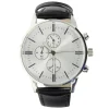 Montre homme cadran rond acier argenté bracelet simili Ø4xH24,5cm < Gifi Hot