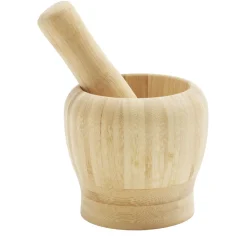 Mortier en bambou H14,5cm