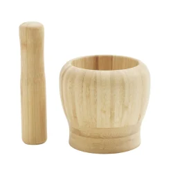 Mortier en bambou H14,5cm