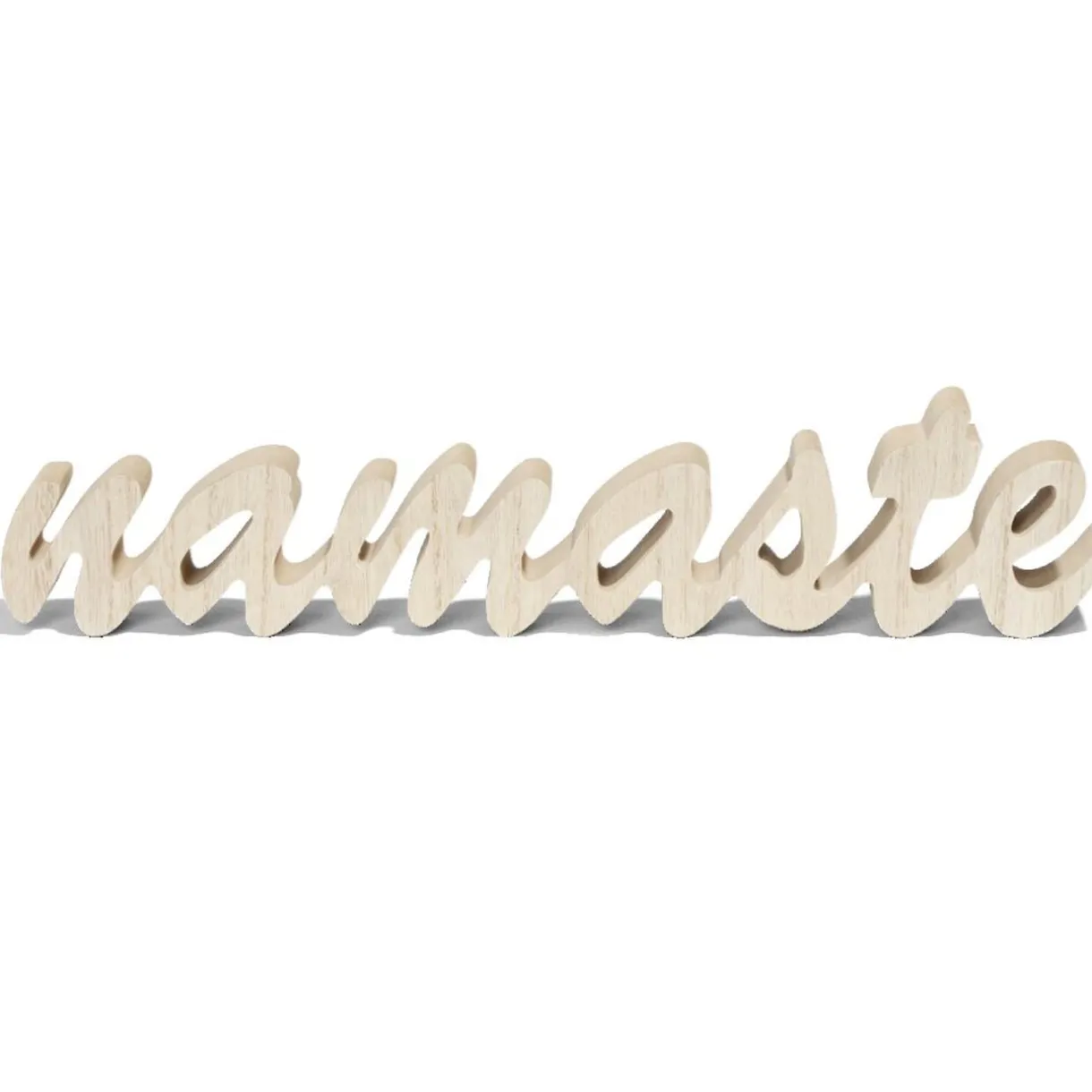 Mot à poser Namaste en bois L29,5xH11cm < Gifi Sale