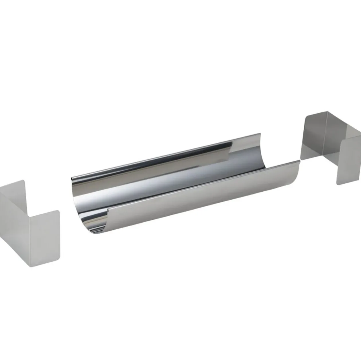 Moule à bûche en inox détachable L30X9XH7 cm