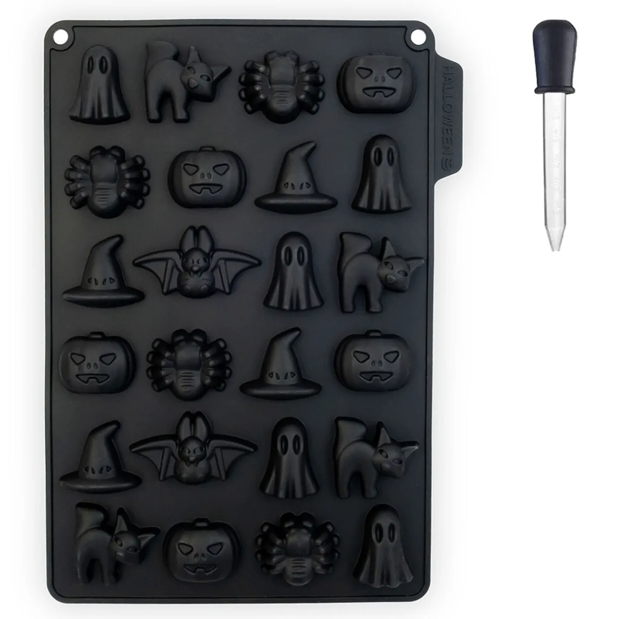 Moule à bonbons et pipette Halloween noir < Gifi Discount