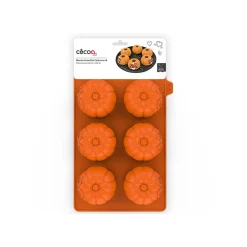 Moule en silicone 6 citrouilles Calavera 3D