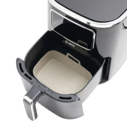 Moule en silicone noir pour friteuse sans huile et à air 20x12xH7cm < Gifi Online